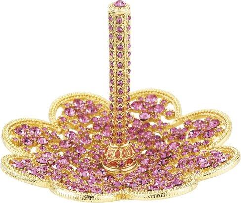 أوليفيا ريجل حامل خاتم جوهرة الميلاد مع كريستالات سواروفسكي (شفاف) in Kuwait