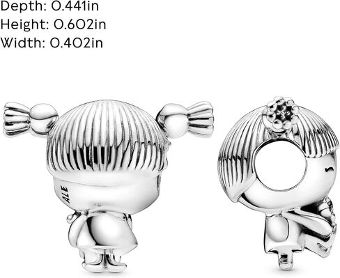 PANDORA Jewelry Little Girl Sterling Silver Charm in Saudi Arabia