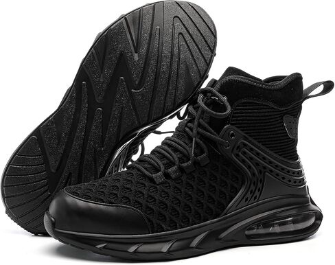 DRKA Steel Toe Shoes for Men,Lightweight Breathable Air Cushion Sneaker,Mens Indestructible Shoes,Slip Resistant Comfortable Safety Work Shoes Industrial Construction Footwear in Saudi Arabia