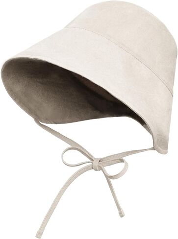 قبعة VIEWLAP القطنية ذات القلنسوة القابلة للطي وقبعة الشمس وحزام الذقن للحماية من الأشعة فوق البنفسجية in Kuwait