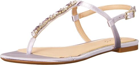 Jewel Badgley Mischka Dafina Metallic Thong Sandal in Saudi Arabia