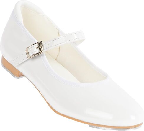 Linodes Economy Unisex-Child Easy Slide Buckle Tap Shoe for Girls and Boys Maryjane Dance Flat in Saudi Arabia