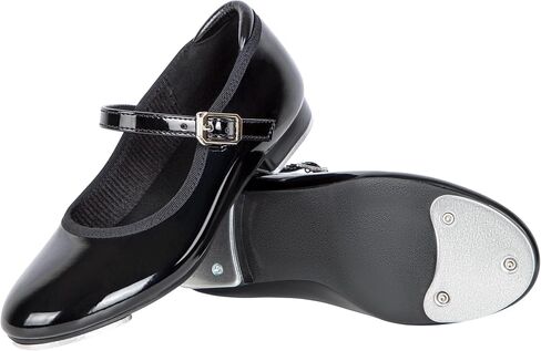 Linodes Economy Unisex-Child Easy Slide Buckle Tap Shoe for Girls and Boys Maryjane Dance Flat in Saudi Arabia