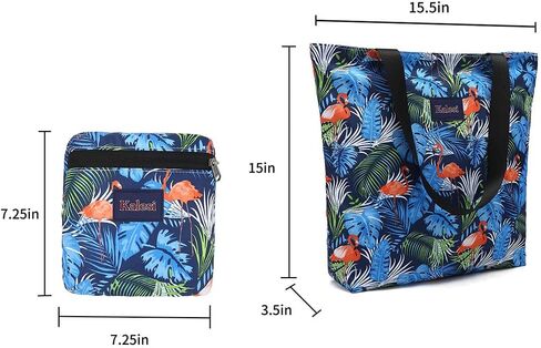 حقيبة كتف كاليسي فلامينجو زهرية قابلة للطي لرياضات الشاطئ والجيم خفيفة الوزن in Kuwait