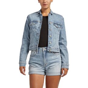 Silver Jeans Co. Women's Fitted Denim Jacket