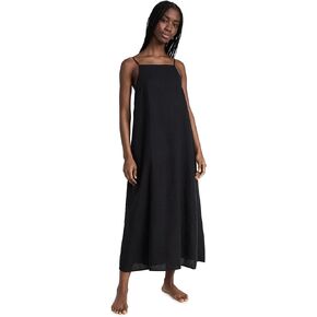 Desmond & Dempsey Square Slip Dress Nightgown Pajama
