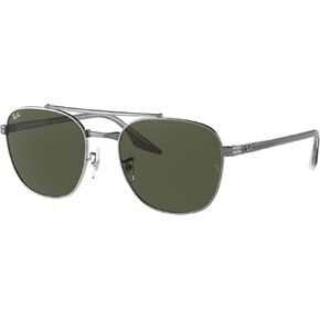 Ray-Ban RB3688 Square Sunglasses for Men for Women + BUNDLE With Designer iWear Complimentary Eyewear Kit in Kuwait