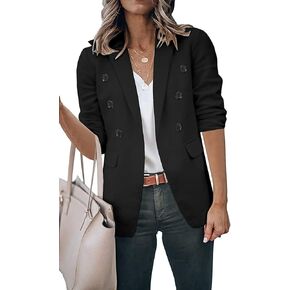 سترة Beyove بأكمام طويلة للنساء، سترات كاجوال خفيفة الوزن ومزدوجة الصدر in Kuwait