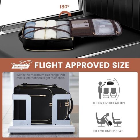 LOVEVOOK Carry on Backpack, Travel Backpack for Women Flight Approved, Large Waterproof Personal Item Travel Bag with 3 Packing Cubes, Luggage Daypack Weekender Overnight Backpack in Saudi Arabia