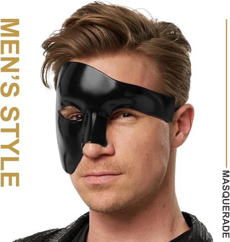 قناع تنكر للرجال، قناع عتيق عتيق، قناع الهالوين الفينيسي للكرنفال، زي ماردي جراس in Kuwait