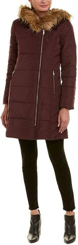 Cole Haan Women's Taffeta Quilted Down Coat with Hood in Saudi Arabia