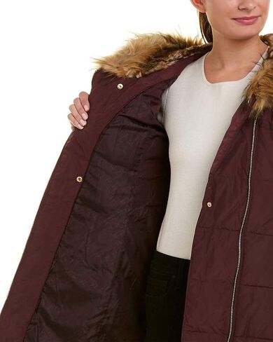 Cole Haan Women's Taffeta Quilted Down Coat with Hood in Saudi Arabia