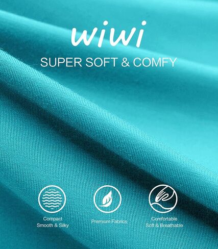 WiWi قمصان النوم الناعمة للنساء فسكوزي من الخيزران قميص الليل تونك القمم قمصان النوم قصيرة الأكمام طماق S-4X in Kuwait