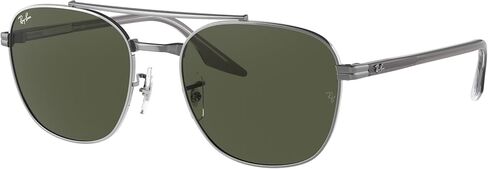 Ray-Ban RB3688 Square Sunglasses for Men for Women + BUNDLE With Designer iWear Complimentary Eyewear Kit in Kuwait
