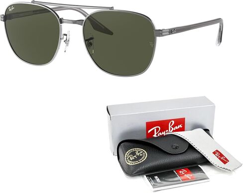 Ray-Ban RB3688 Square Sunglasses for Men for Women + BUNDLE With Designer iWear Complimentary Eyewear Kit in Kuwait