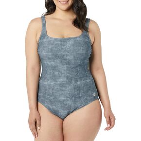 TYR Women's Standard Durafast Elite Scoop Neck Controlfit Swimsuit, Grey Sandblasted, 6 in Saudi Arabia