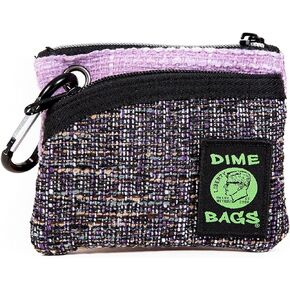 DIME BAGS Zipline | Hemp Wallet with Zipper Closure (5 inch, Black)