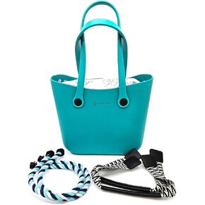 Ebkord EVA beach bag | Rubber Tote | Waterproof Washable Durable Lightweight | Office Travel | Inner Bag Three pair handles in Saudi Arabia