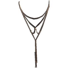 Chicque Dainty Back Necklaces حجر الراين سلاسل الجسم شرابة مجوهرات الجسم الزفاف للنساء in Kuwait