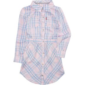 Levi's Girls' Long Sleeve Denim Western Dress in Saudi Arabia