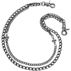 UNIQSUM Double Cross Wallet Chain Trucker Biker Punk Key chain in Saudi Arabia