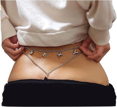 النساء حجر الراين مثير حرف G سلسلة Underpanties كريستال إلكتروني ثونغ سراويل بيكيني قيعان البطن سلسلة الجسم سلسلة مجوهرات (مثير) in Kuwait