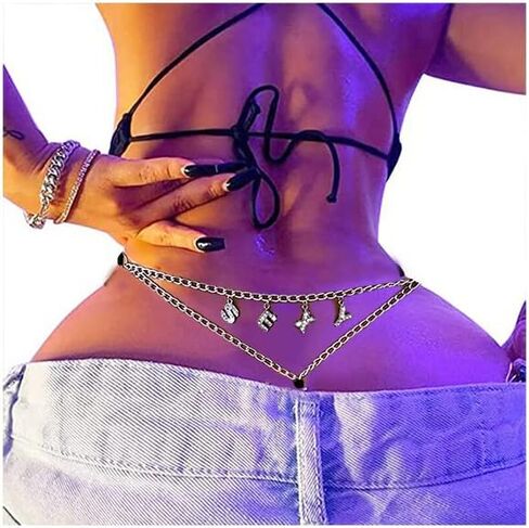 النساء حجر الراين مثير حرف G سلسلة Underpanties كريستال إلكتروني ثونغ سراويل بيكيني قيعان البطن سلسلة الجسم سلسلة مجوهرات (مثير) in Kuwait