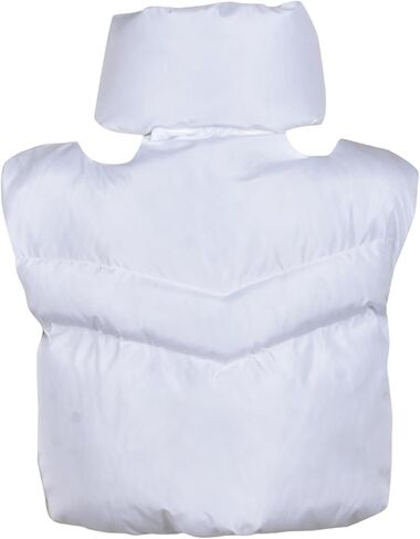 Novaorily Women's Fashion Sleeveless Warm Crop Vest Casual Lightweight Puffer Vest Outwear Cute Cutout Zipper Padded Gilet in Kuwait