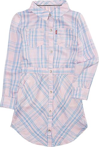 Levi's Girls' Long Sleeve Denim Western Dress in Saudi Arabia