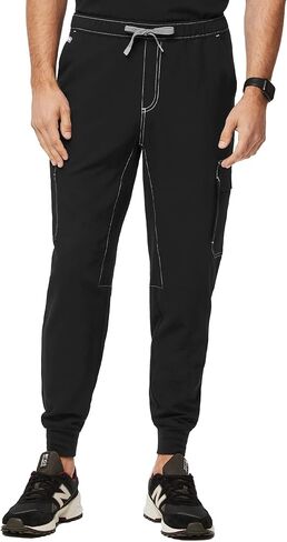 بنطال FIGS Tansen Cargo Jogger Scrub للرجال - مقاس كلاسيكي، 8 جيوب، مطاط في 4 اتجاهات، مضاد للتجاعيد - حصريًا لأمازون in Kuwait