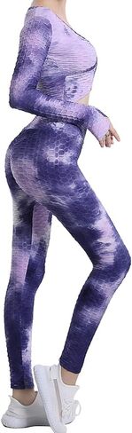 DMLBC Butt Lifting Anti Cellulite Leggings for Women, Athletic Yoga Leggings High Waisted Yoga Pants with Pockets in Kuwait