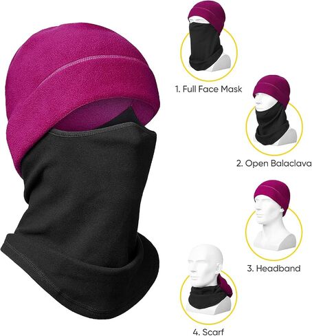 Cold Weather Balaclava Ski Mask Windproof Thermal Winter Scarf Mask Women Neck Warmer Hood for Cycling in Saudi Arabia
