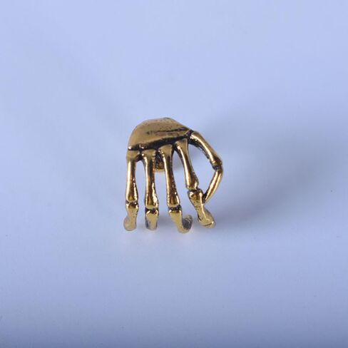 Hand Skeleton Ear Cuff Earrings for Women Fashion Punk Bones of Hand Non-Piercing Cuff Earrings Party Accessories in Saudi Arabia