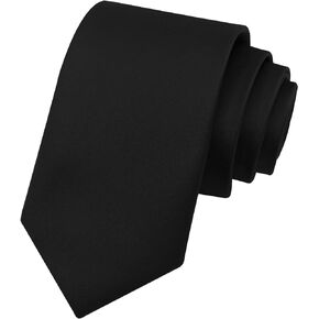 Luckyvestir Boys Tie Kids Ties Solid Color Tie for Boys Self-Tie Boys Necktie for Graduation Wedding Casual(Age8-14)
