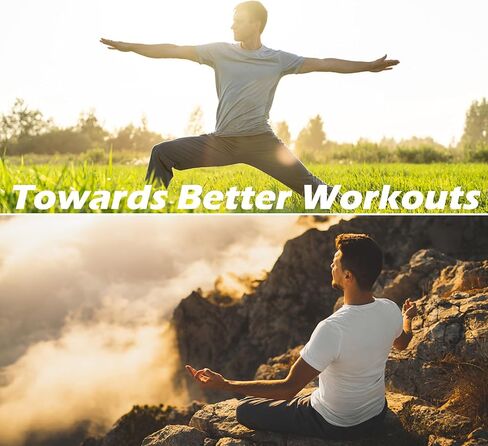 SACUIMAN Mens Sweatpants with Zipper Pockets Open Bottom Athletic Pants for Workout,Running,Training,Jogging,Gym in Kuwait