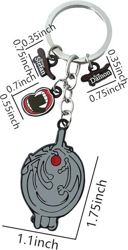 سلسلة مفاتيح تشيانغاو مصاص الدماء دياريس فريق دامون براذر ستيفان إيلينا فيرفين سلسلة مفاتيح رعب هدايا للرجال والنساء in Kuwait