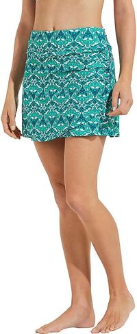 Coolibar UPF 50+ Women's Big Wave Swim Skort - Sun Protective in Saudi Arabia