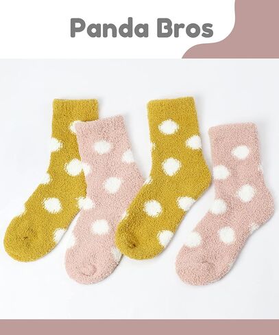 جوارب نسائية مريحة وناعمة، جوارب شبشب شيربا قطيفة من شانيل، جوارب دائرية منفوشة، جورب نوم منزلي كاجوال، 4 أزواج in Kuwait