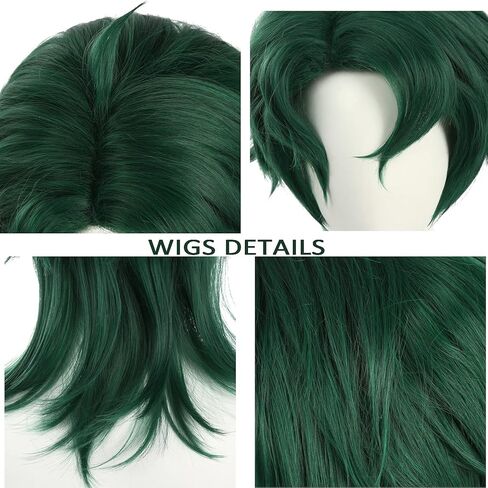 LTAKK Sk8 شعر مستعار إنفينيتي التأثيري ميا كوسبلاي شعر أسود قصير مقاوم للحرارة in Kuwait