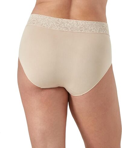 Bali Women's Brief Underwear 3-pack, Modern Seamless Brief Panties With Lace Trim in Saudi Arabia