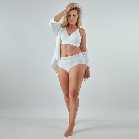 Bali Women's Brief Underwear 3-pack, Modern Seamless Brief Panties With Lace Trim in Saudi Arabia