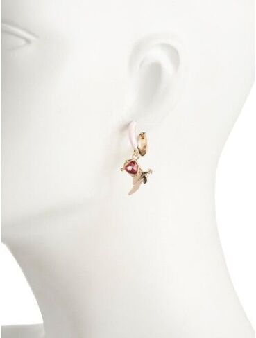 Betsey Johnson Womens Mixed Charm Earrings in Saudi Arabia
