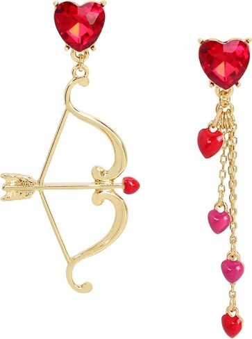 Betsey Johnson Womens Mixed Charm Earrings in Saudi Arabia