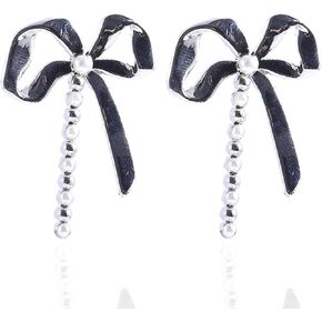 Skycelennt Bow Earrings for Women, Fashion Ribbon Stud Earrings Cute Bowknot Earrings Party Jewelry Gift for Girls in Saudi Arabia