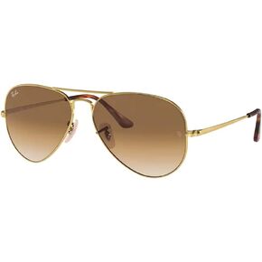 Ray-Ban Aviator Metal II RB3689 Pilot Sunglasses for Men for Women + BUNDLE With Designer iWear Complimentary Eyewear Kit