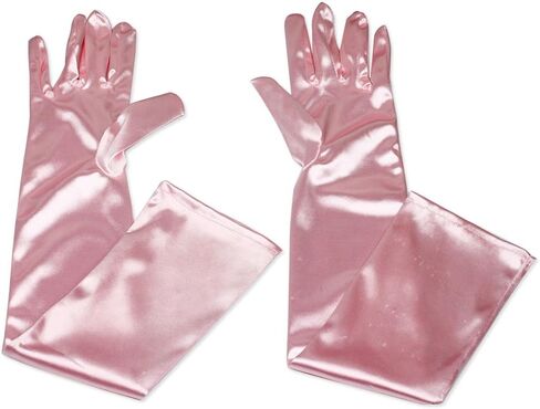 Women's 22 inch Classic Adult Size Opera Length Silky Satin Gloves in Saudi Arabia