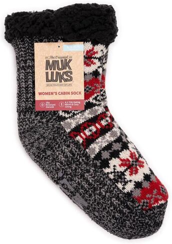 جوارب MUK LUKS Pieces Cabin Sox (زوج واحد) من الجوارب النسائية in Saudi Arabia