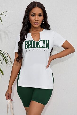 ملابس CLOCOR مكونة من قطعتين للسيدات بدلات رياضية صيفية للسيدات مكونة من قطعتين in Kuwait