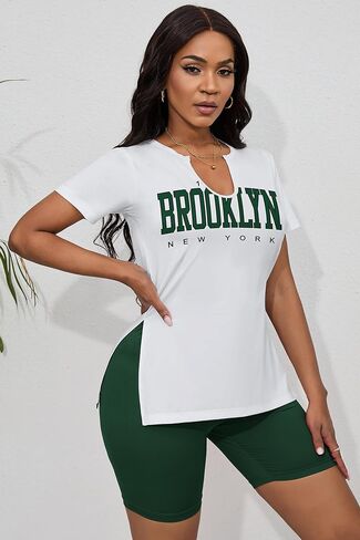 ملابس CLOCOR مكونة من قطعتين للسيدات بدلات رياضية صيفية للسيدات مكونة من قطعتين in Kuwait