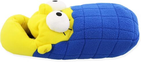 The Simpsons Womens Plush Marge Simpson Face Slippers - Novelty 3D Cartoon Cushioned Slippers in Saudi Arabia